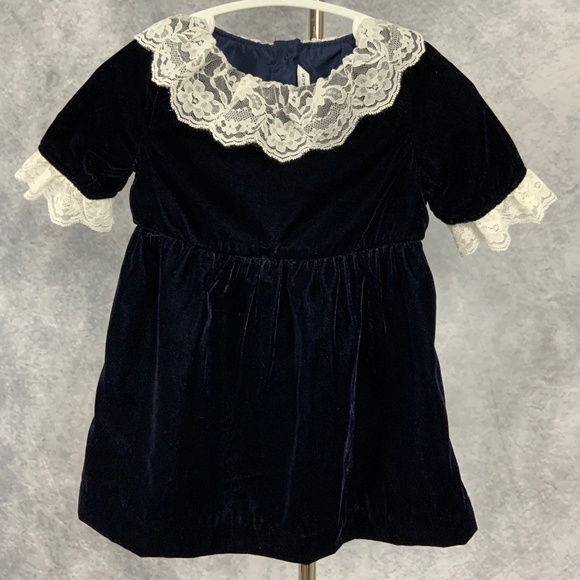 EUC JANIE and JACK HOLIDAY DRESS , 12 -18 MONTHS - Picture 1 of 5